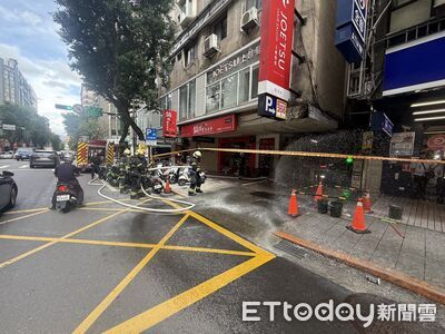 快訊/林森北路瀰漫瓦斯味!新工處挖破管線...警消急衝現場