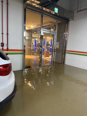 ▲▼蘇澳煙波飯店淹水情況。（圖／業者提供）