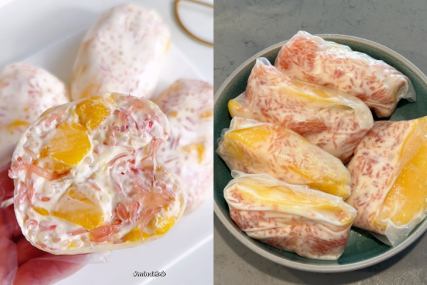 ▲▼固體楊枝甘露。（圖／翻攝自小紅書）