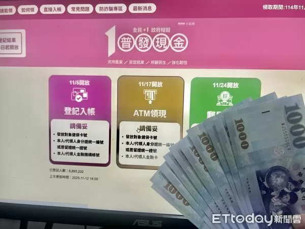 ▲▼普發1萬。（圖／記者劉維榛攝）