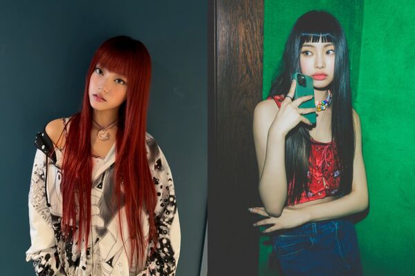 ▲諧潾（左）、惠仁（右）宣布回歸ADOR。（圖／翻攝自Instagram／newjeans_official）