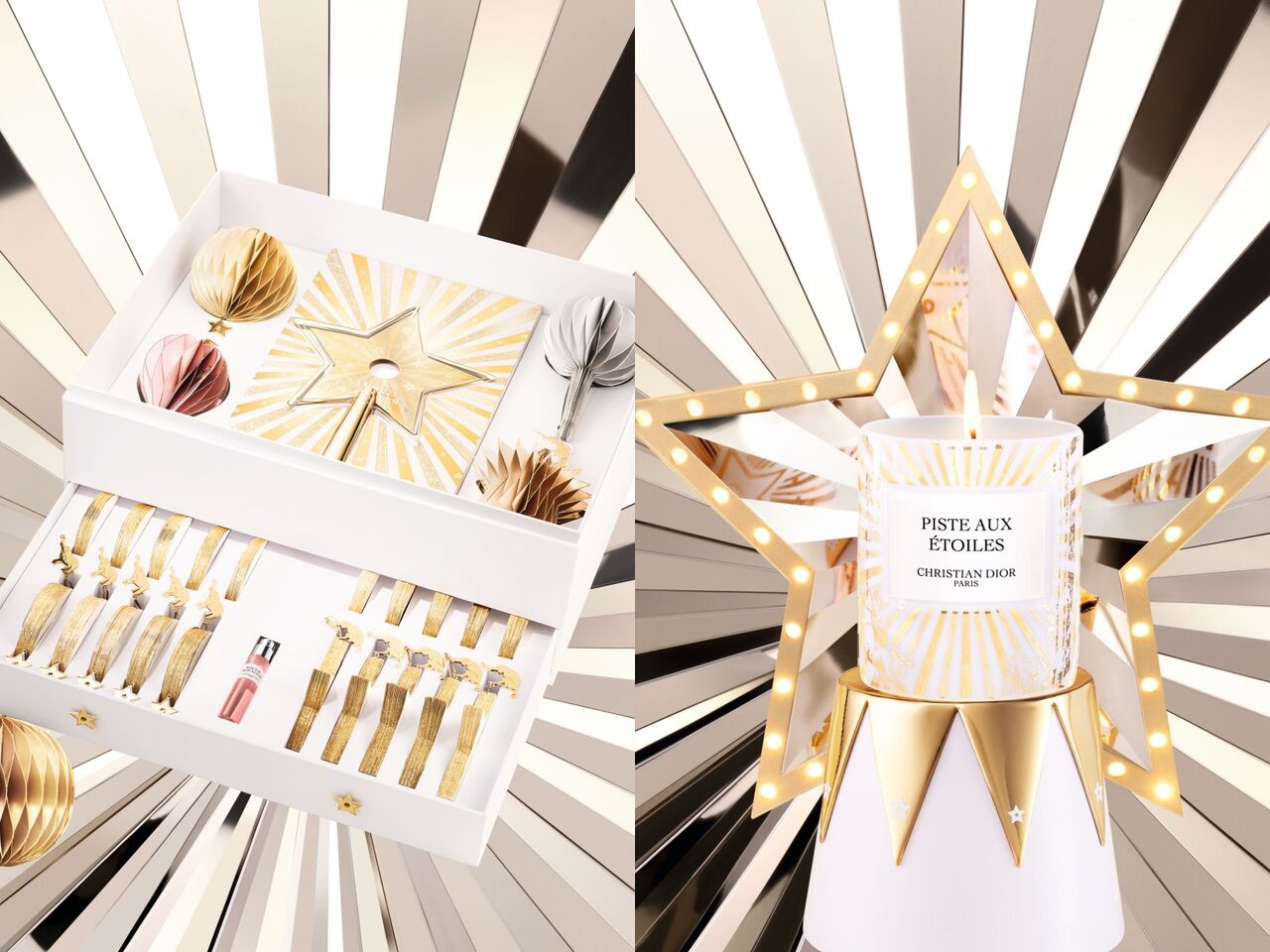 DIOR,聖誕樹,聖誕節,快閃店,IPSA,聯名,保養,彩妝。（圖／記者李薇攝、品牌提供）