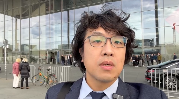 ▲▼民進黨立委沈伯洋現身德國國會。（圖／立委沈伯洋國會辦公室提供）