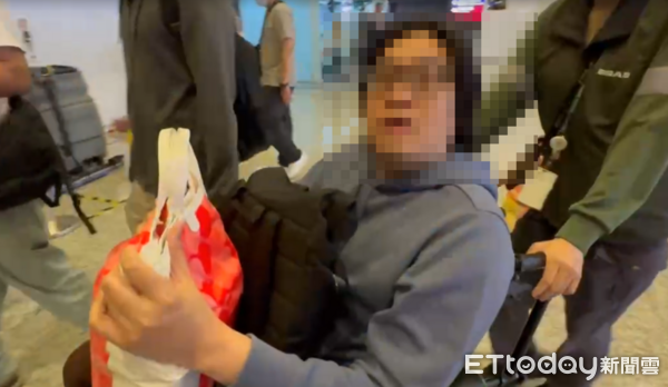 ▲▼ 陳姓男子造謠台灣砸錢讓副總統蕭美琴赴IPAC演講，今天在機場被逮捕。（圖／桃園機場記者聯誼會提供，下同）