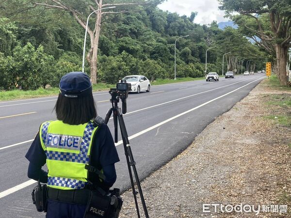 ▲台東警啟動交通大執法。（圖／記者楊晨東翻攝）