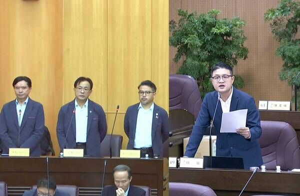 ▲桃園市議員錢龍爭取「上南崁輕軌建設」