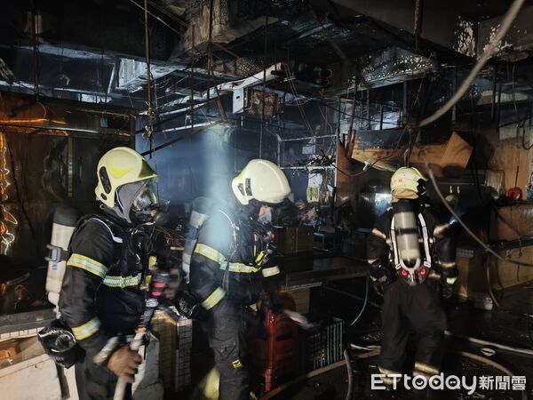 ▲▼      北辰市場火警       。（圖／記者陳洋翻攝）