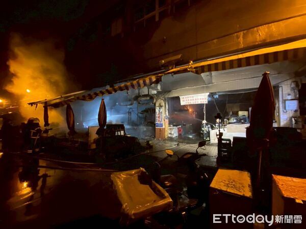▲▼      北辰市場火警       。（圖／記者陳洋翻攝）