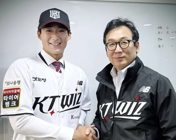 ▲▼KT巫師簽下日本投手杉本幸基。（圖／截自Instagram ktwiz.pr）