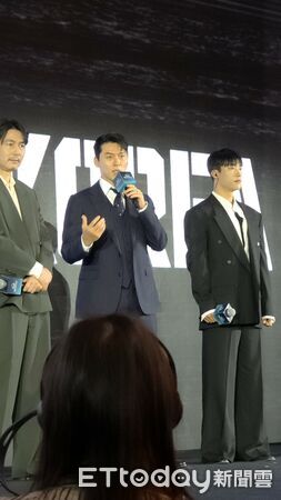 ▲玄彬被熱情尖叫聲嚇到，他的反應很俏皮「哇嗚」。（圖／記者吳睿慈攝）