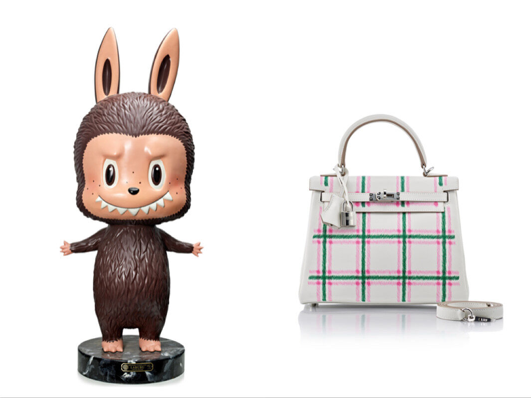 真人大小Labubu雕像估價80萬登拍賣 愛馬仕限量包同場競標 | ET Fashion | ETtoday新聞雲