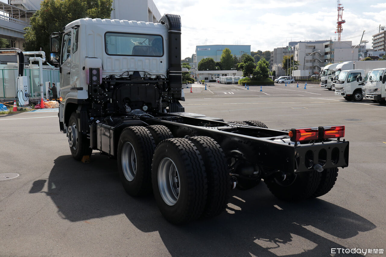 ▲FUSO「台灣將引進全新重型卡車」日本開箱！空力設計外型更流暢。（圖／記者張慶輝攝）