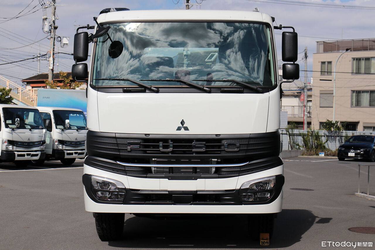 ▲FUSO「台灣將引進全新重型卡車」日本開箱！空力設計外型更流暢。（圖／記者張慶輝攝）