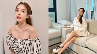 愛雅懷孕出國「路人、店員沒發現」　得意喊：還能藏多久肚子呢？