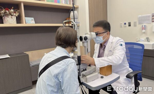 醫師提醒糖尿病患要定期檢查眼睛。（圖／醫師提供）