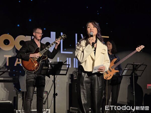 ▲三金主持人陶晶瑩（陶子），為Billboard Live TAIPEI開箱。（圖／記者蕭采薇攝）