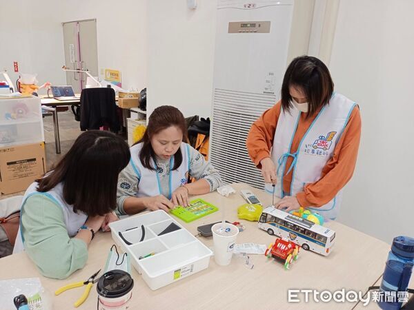 ▲唐氏症基金會團隊，象徵「讓愛延續」的堅定承諾。（圖／記者游瓊華翻攝）