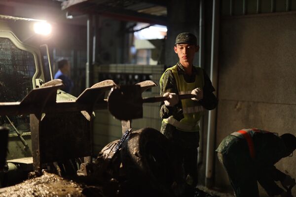▲▼宜蘭遭逢水患，國軍赴災區協助復原工作。（圖／國防部提供）