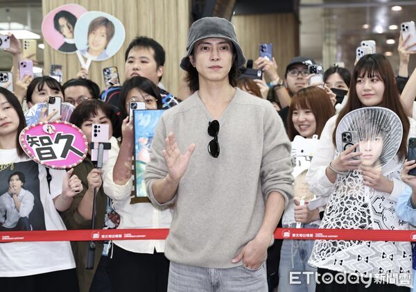 ▲▼ 山下智久 松山機場 接機  。（圖／記者黃克翔攝）