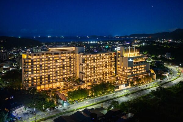 ▲新北北海洲際酒店外空拍。（圖／業者提供）