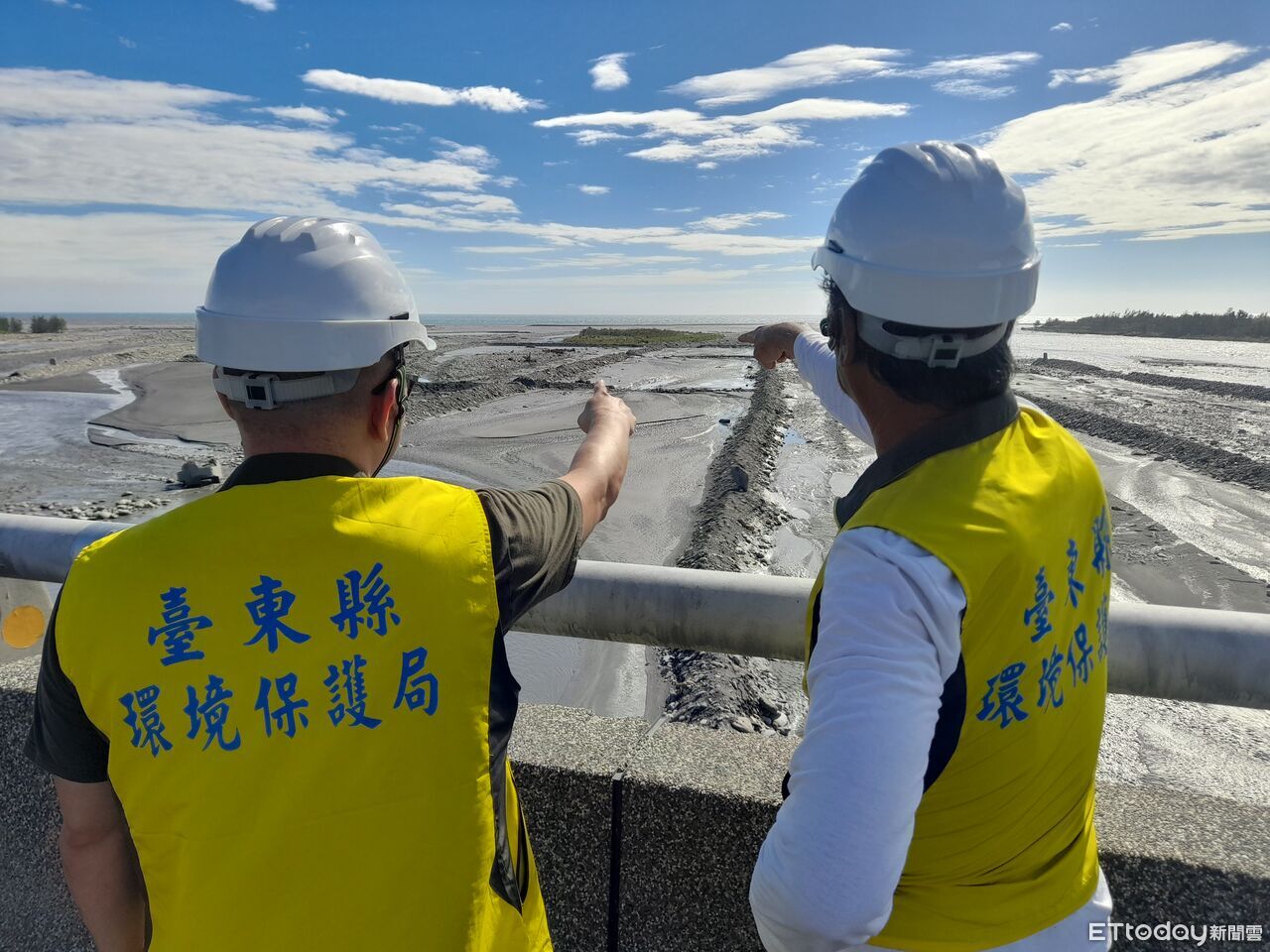 卑南溪水覆蓋修復再受重創　縣府加速搶修盼降低揚塵衝擊