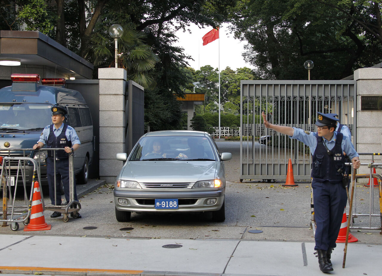 憂反中情緒升溫! 傳中國駐日大使館下令職員「避免外出」