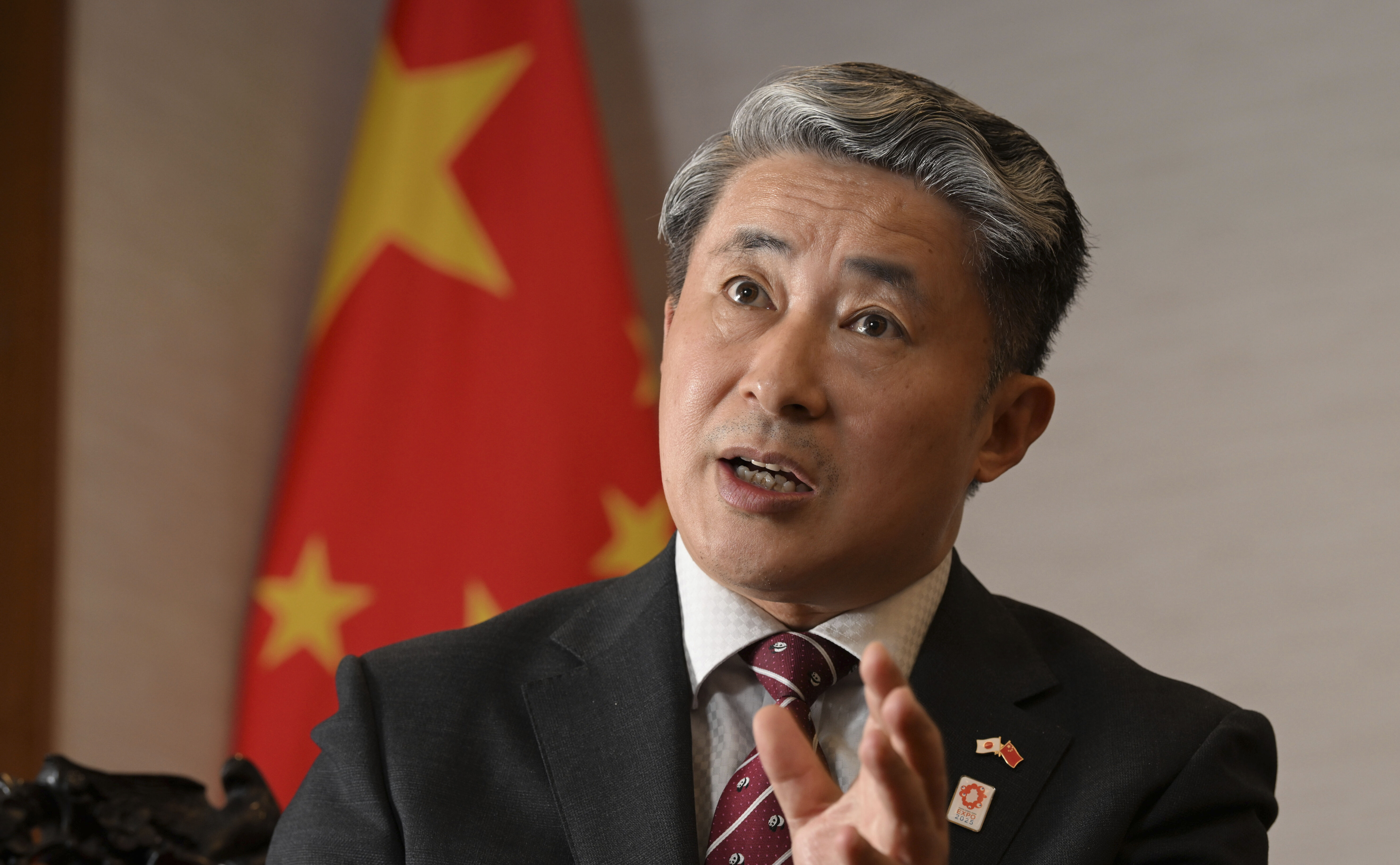 ▲▼中國駐大阪總領事薛劍。（圖／達志影像／美聯社）