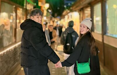 愛雅懷孕6個月與老公飛首爾　體力好逛東大門到半夜3點