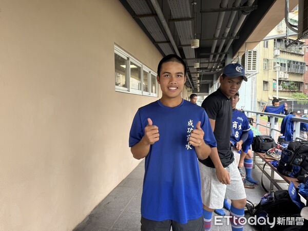 ▲成功商水中外野手黃威杰     。（圖／記者胡冠辰攝）