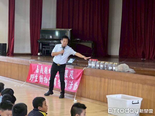 ▲▼   嘉義縣政府入校推廣野生動物及外來入侵種教育   。（圖／嘉義縣政府提供）
