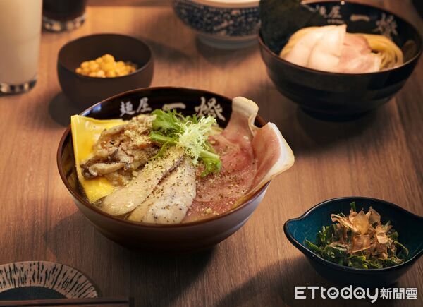 ▲麵屋一燈台中文心秀泰店限定口味「奶白菌菇培根拉麵」。（圖／麵屋一燈提供）