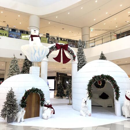 ▲▼SKM Park Outlets高雄草衙雪境童話村。（圖／翻攝自SKM Park Outlets高雄草衙臉書專頁）