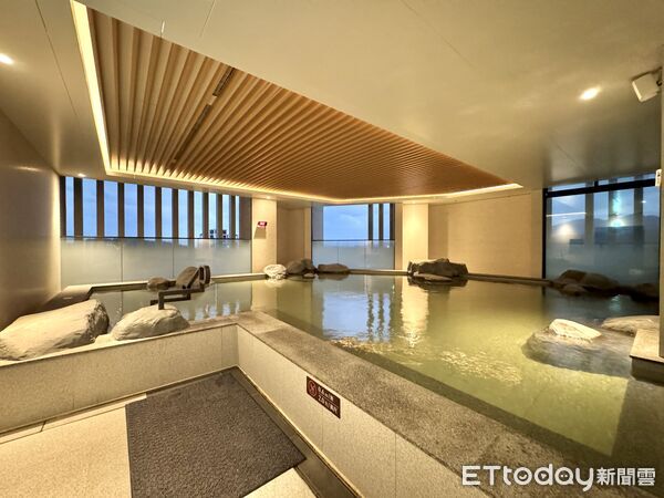 ▲新北北海溫泉洲際酒店,大眾湯,餐點。（圖／記者彭懷玉攝）