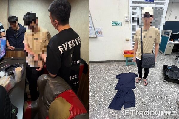 ▲▼             新竹男子花5小時搭車南下行竊，最終在新竹一處網咖被逮。（圖／記者林東良翻攝，下同）