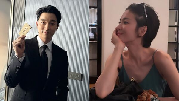 外送稿用　▲孔劉和宋慧喬收到的餅乾上，分別寫著「東九叔叔的」、「敏子姐姐」。（圖／翻攝自Instagram／gongyoo_official、kyo1122）