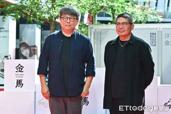 ▲▼導演楊力州(左)、丁度嵐《高雄有顆藍寶石》金馬星光舞台活動。（圖／記者李毓康攝）