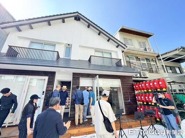 ▲「宮崎御所美術館」坐落於水仙宮文化園區內巷弄，斥資1.2億元打造，今舉辦開幕剪綵。（記者林東良攝，下同）