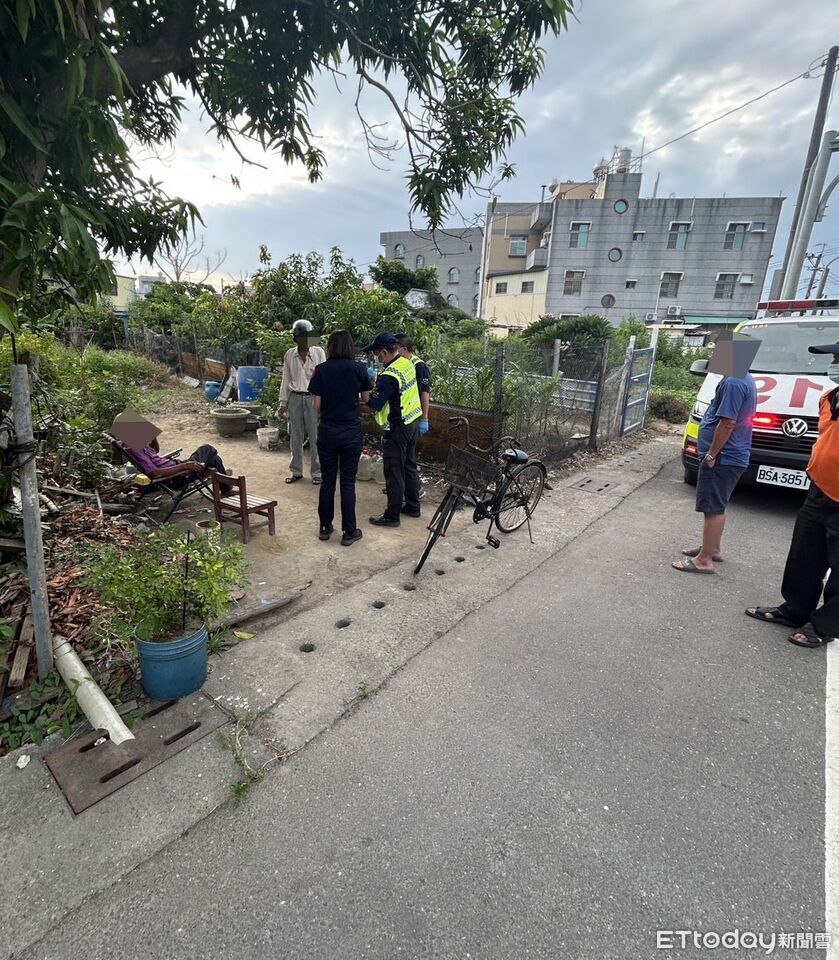 嘉義翁騎自行車摔傷迷路拒就醫 布袋警方積極訪查助返家