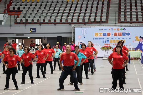 ▲2萬名志工撐起雲林社福網，志工大會師熱鬧登場。（圖／記者游瓊華翻攝）