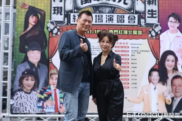 ▲文化局長蔡詩萍、曹雨婷出席萬華時光紅包場演唱會。（圖／記者林敬旻攝）