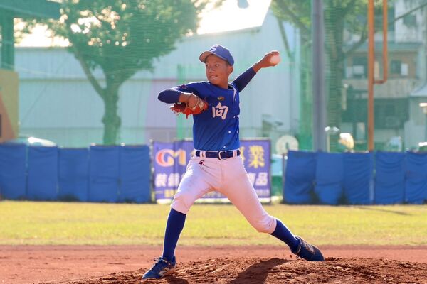 ▲楊子漢投打貢獻多。向上爭氣進4強創紀錄。（圖／學生棒聯提供）