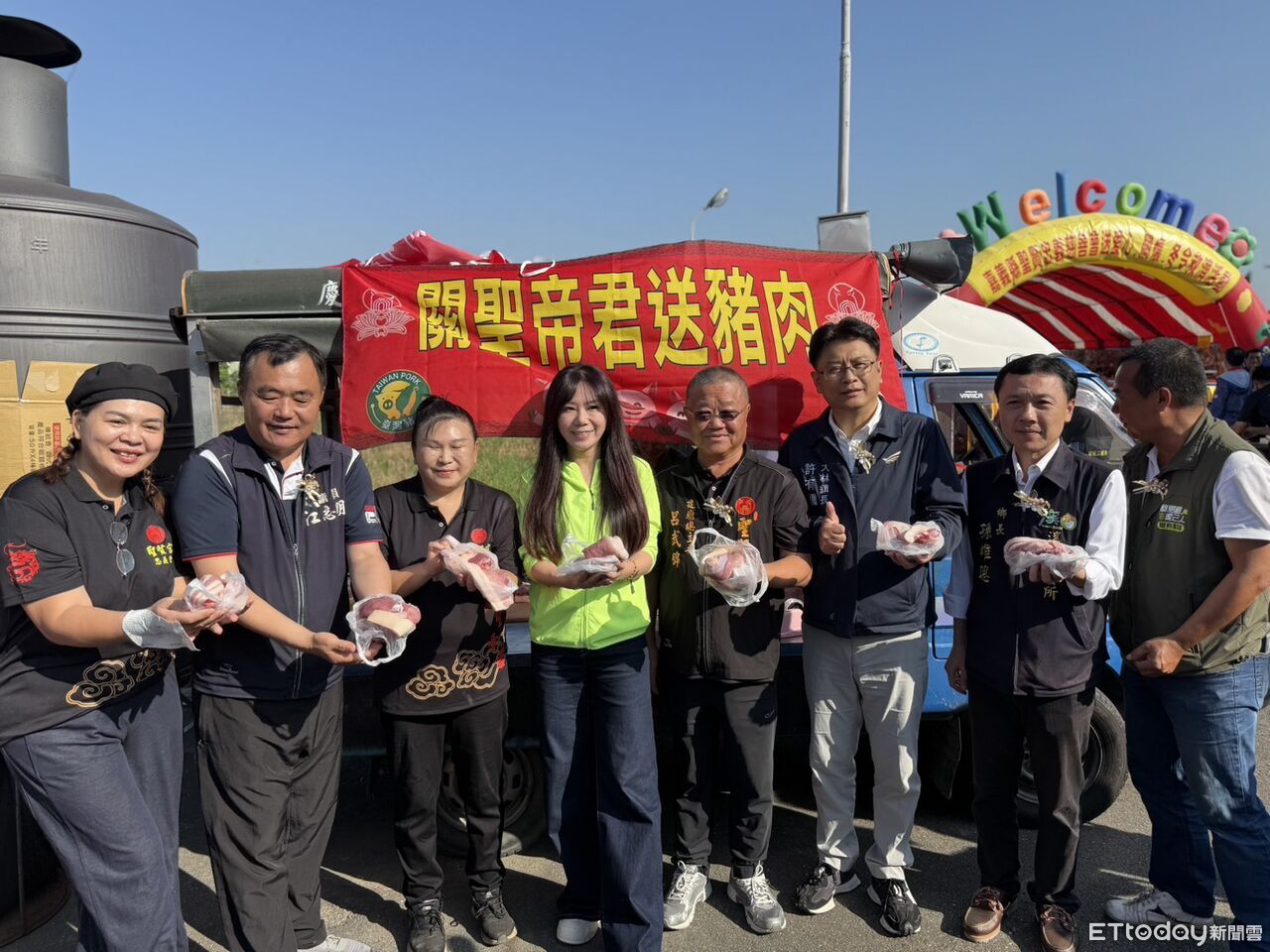 暫離非洲豬瘟威脅 嘉義大林聖賢宮暖心加發新鮮豬肉