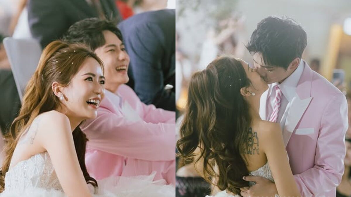 ▲▼金陽婚紗照。（圖／翻攝自Instagram／9__bibi）