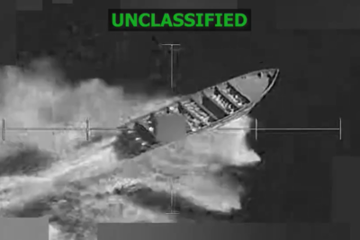 轟炸瞬間畫面曝！美軍擊毀運毒船3死　21起空襲已奪80命