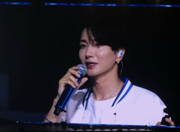 ▲利特大喊3聲台灣　希澈放話：安可場回來大巨蛋。（圖／讀者提供）