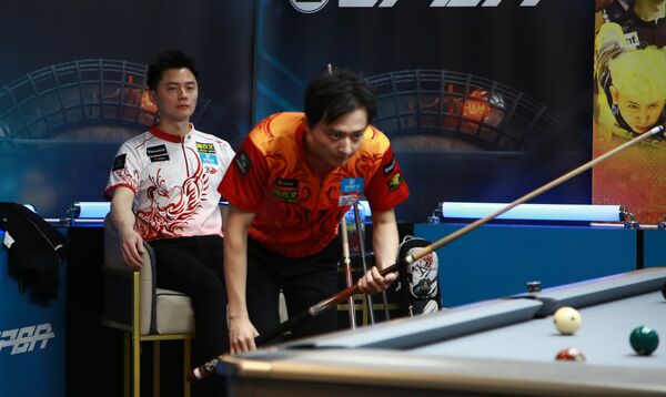 ▲柯秉中在2025年CTPBA職業撞球巡迴賽第4站逆轉奪冠、CTPBA職業撞球巡迴賽第4站冠軍戰上演「柯氏兄弟」對決的「兄弟鬩牆」戲碼。（圖／CTPBA提供）