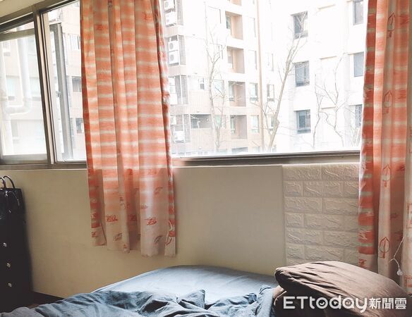 ▲▼租屋，套房，窗戶，窗簾。（圖／記者許力方攝）