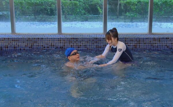 ▲謝京穎在《好運來》被陳家逵陷害溺水，楊皓崴緊急救人。（圖／民視提供）