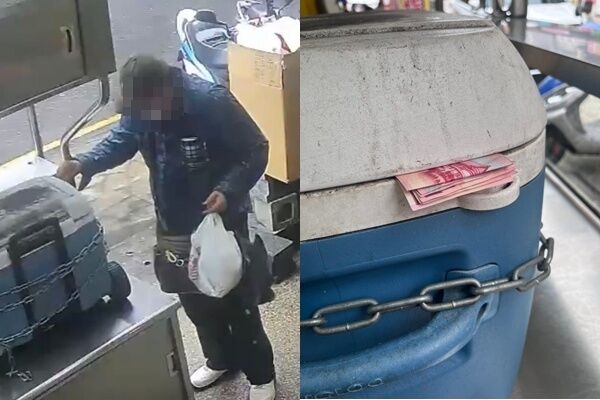 神秘阿伯送幸福?林口地瓜球攤遭連2次偷塞錢 老闆夫妻嚇爛求停