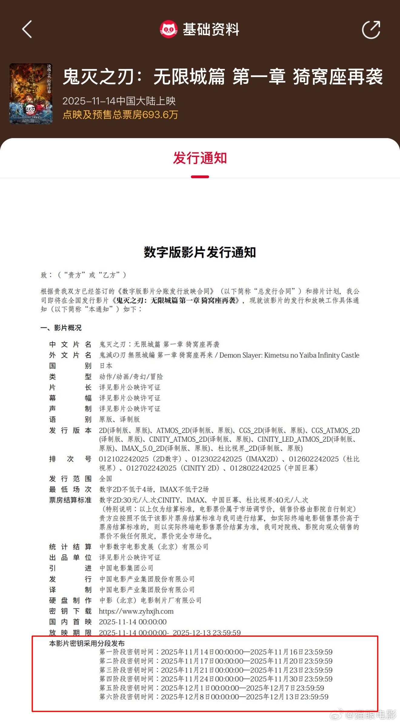 ▲▼《鬼滅之刃無限城》驚傳大陸20日撤檔。（圖／翻攝自微博）